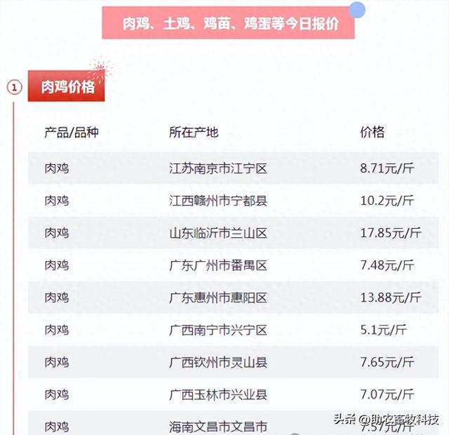 2024年11月21日全国肉鸡、鸭、鹅、鸡蛋、禽苗参考报价